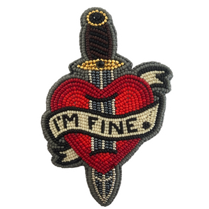 ‘im fine’ sticker