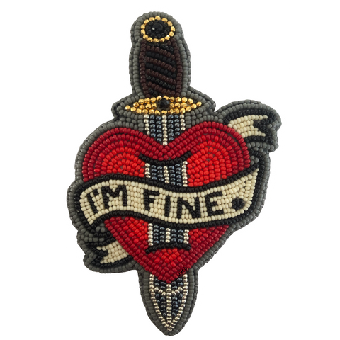 ‘im fine’ sticker