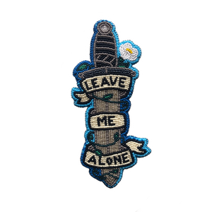 'leave me alone' sticker